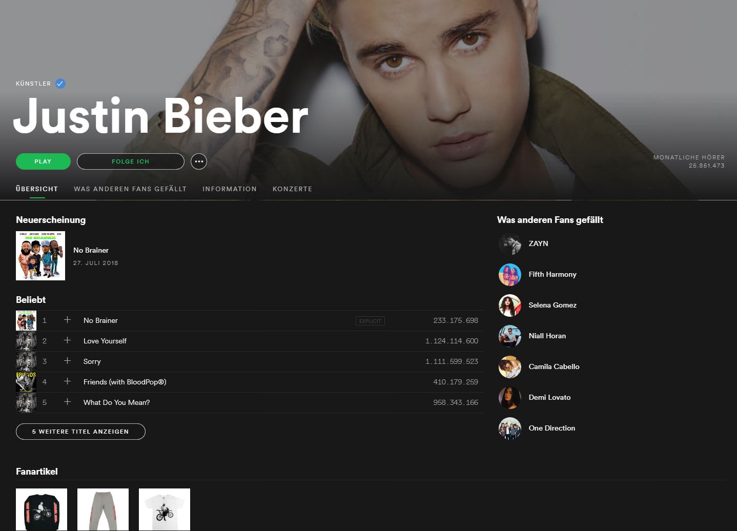 Spotify-Künstler: Das sind die erfolgreichsten Musiker der Plattform