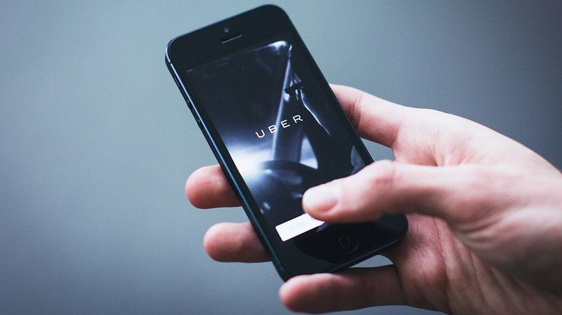 Uber Applikation Smartphone