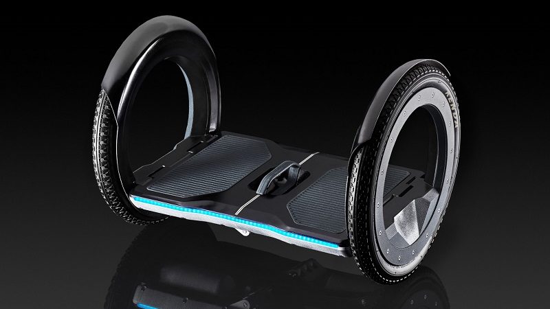 Urmo Hoverboard ausgeklappt