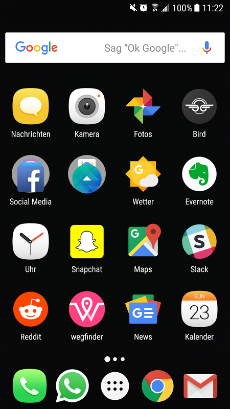 Homescreen Benjamin Lutz Wegfinder