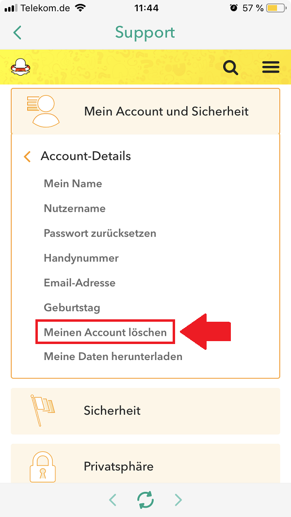 Snapchat löschen So entfernst du deinen Account für immer