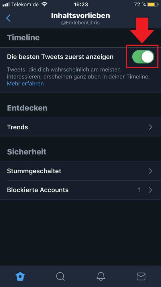 Twitter, Twitter-Feed, Chronologie, chronologischer Twitter-Feed, Twitter chronologisch