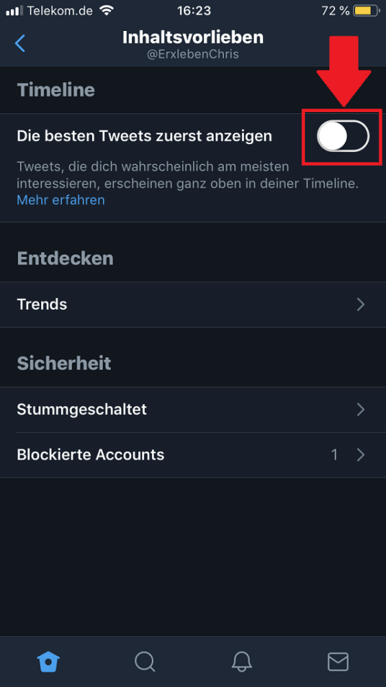 Twitter, Twitter-Feed, Chronologie, chronologischer Twitter-Feed, Twitter chronologisch