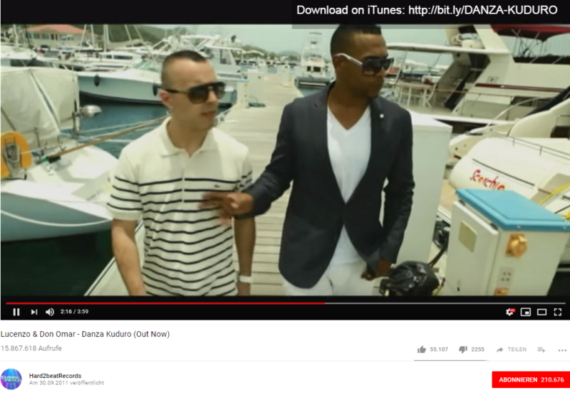 Don Omar, Lucenzo, Youtube