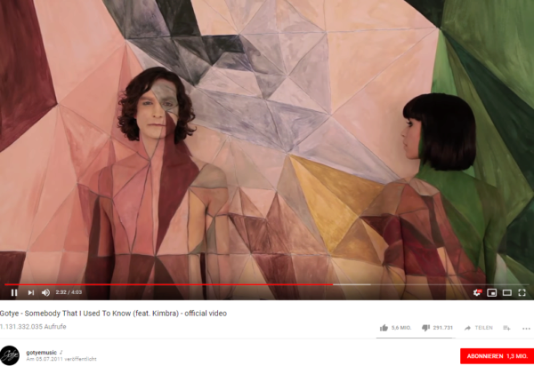 Gotye, Kimbra, Youtube