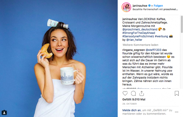 Janina Uhse, Influencer-Fails, Instagram, Instagrammer
