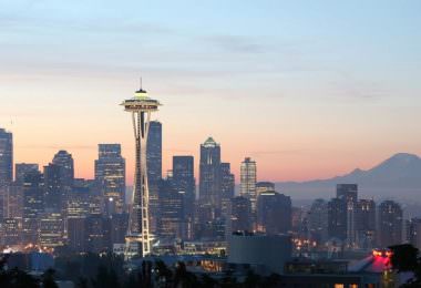 Seattle, Skyline, Headquarter, Amazon, Amazon als Arbeitgeber