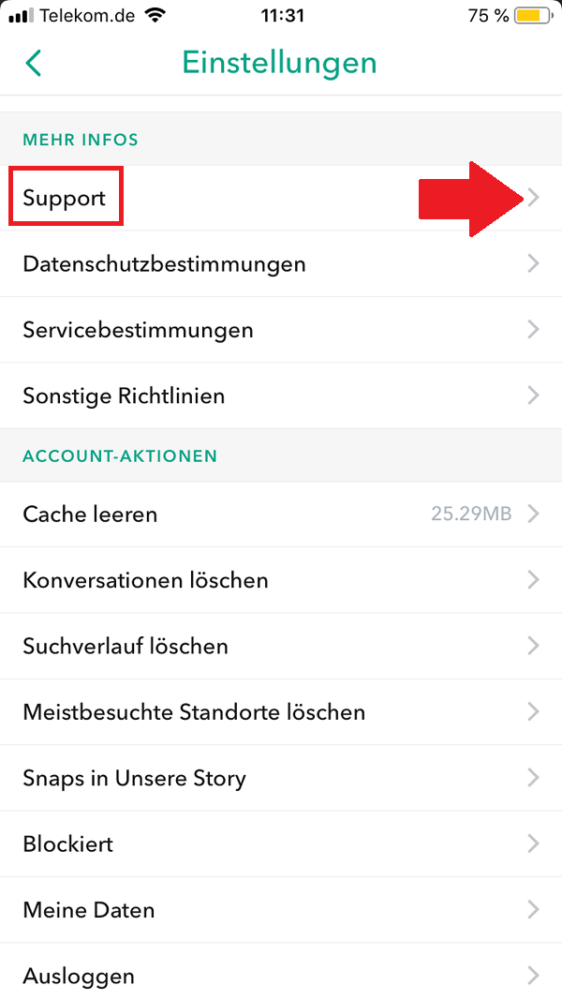 Snapchat, Messenger, DSGVO, Snapchat-Daten herunterladen, Snapchat Daten Download