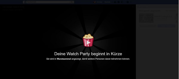 Facebook, Watch Party, Gruppen-Stream