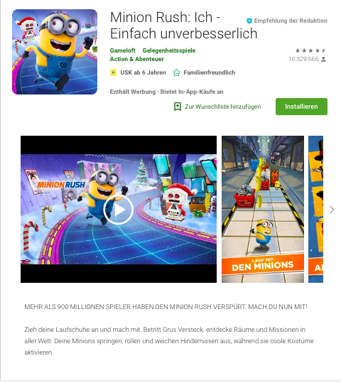 Minions, Minion Rush