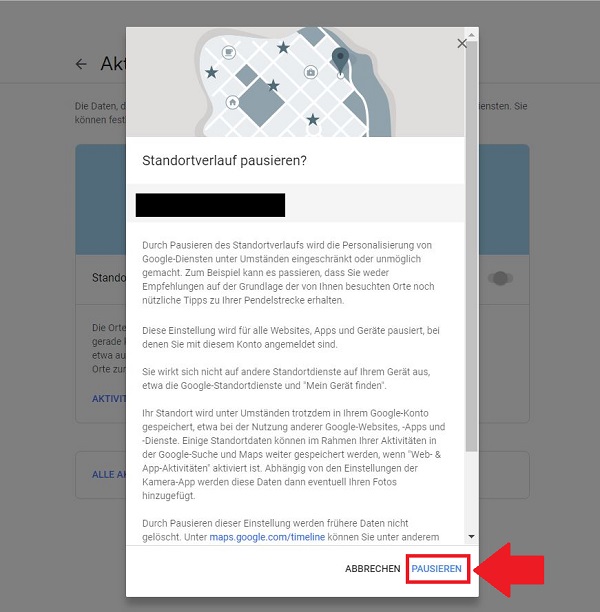 Google, Standortverlauf, Google Standortverlauf deaktivieren, Google Standortdaten löschen, Google Standort löschen