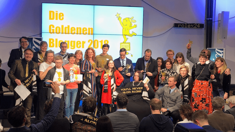 Die goldenen Blogger 2018 Robert Basic