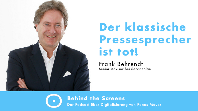 Frank Behrendt, Panos Meyer, Behind the Screens