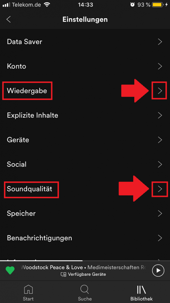 Spotify, Soundqualität bei Spotify, Spotify Sound, Spotify-Soundqualität
