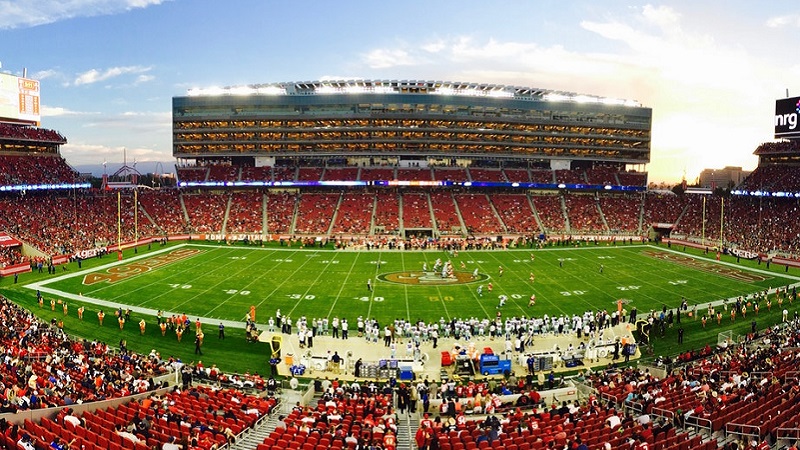 San Francisco 49ers, NFL, American Football, Stadion, DAZN