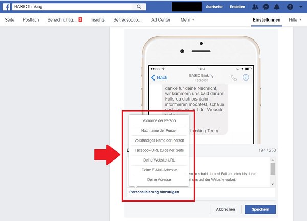 Automatische Facebook-Antworten, Facebook Antworten automatisieren, Facebook Autoresponder