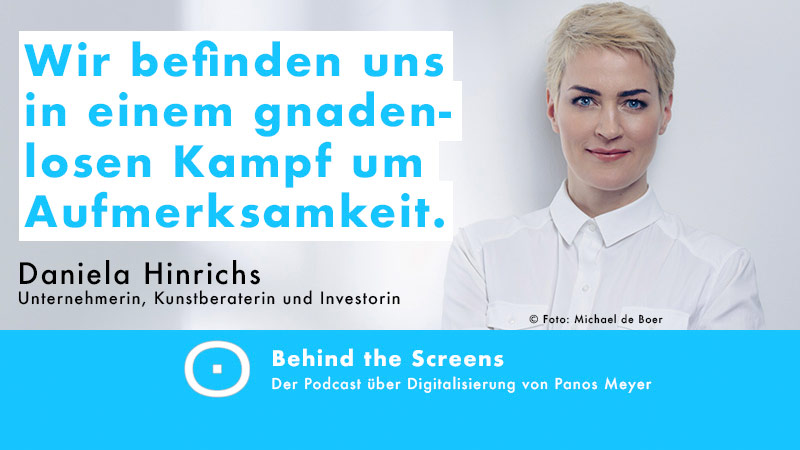 Daniela Hinrichs, Panos Meyer, Behind the Screens