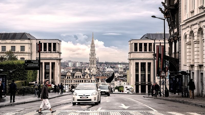 Belgien Brüssel Straße