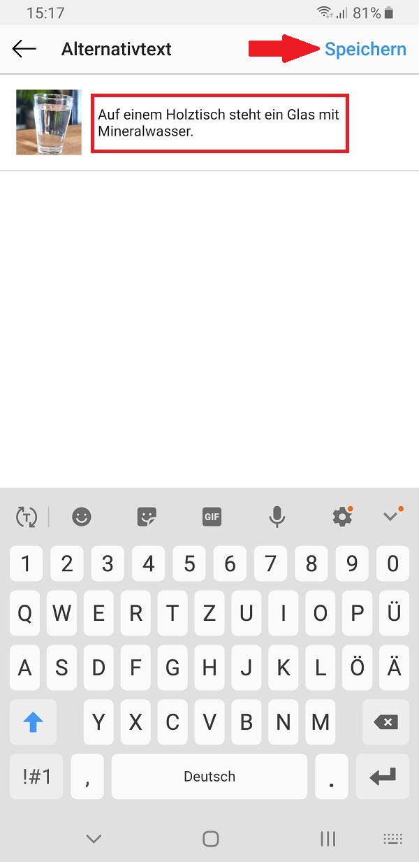 Instagram ALT-Tag, alternative Bildbeschreibungen bei Instagram