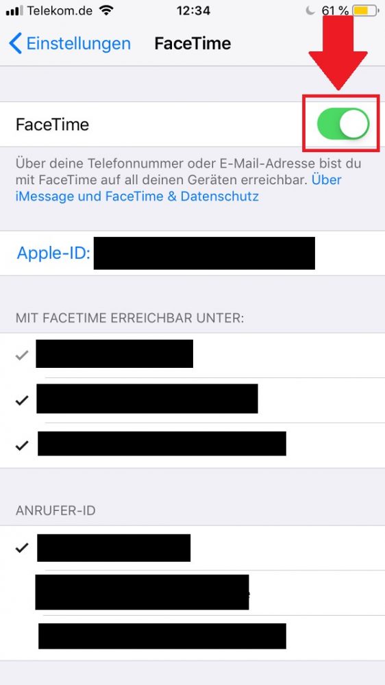 Apple Facetime deaktivieren, Apple Facetime ausschalten, FaceTime deaktivieren, FaceTime ausschalten