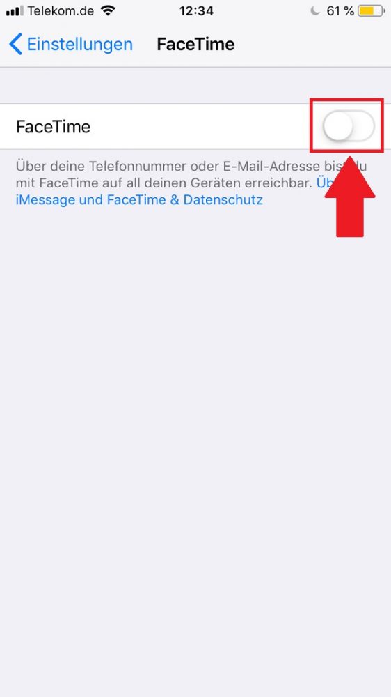 Apple Facetime deaktivieren, Apple Facetime ausschalten, FaceTime deaktivieren, FaceTime ausschalten