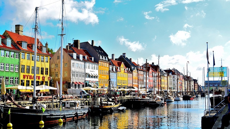 Nyhavn Distrikt Kopenhagen Boote