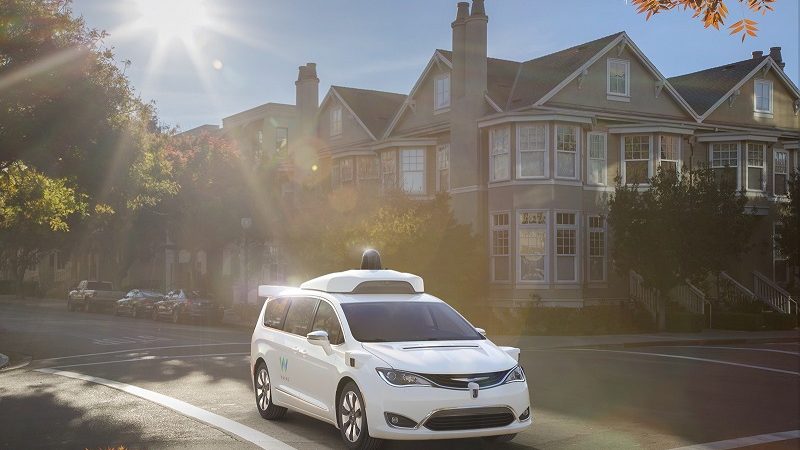 Waymo Minivan Testfahrt