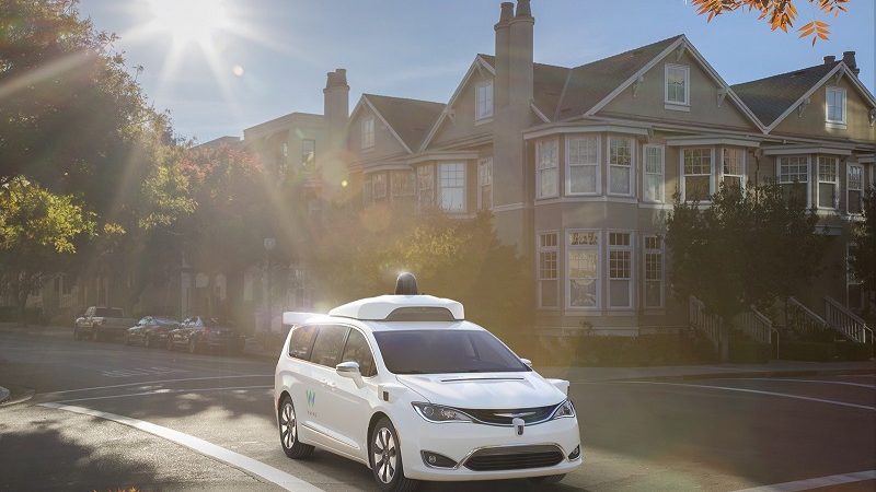 Waymo Minivan Testfahrt