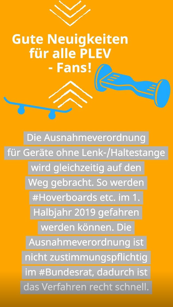 Elektrokleinstfahrzeugverordnung Antrag für Ausnahmeregelung bei E-Boards