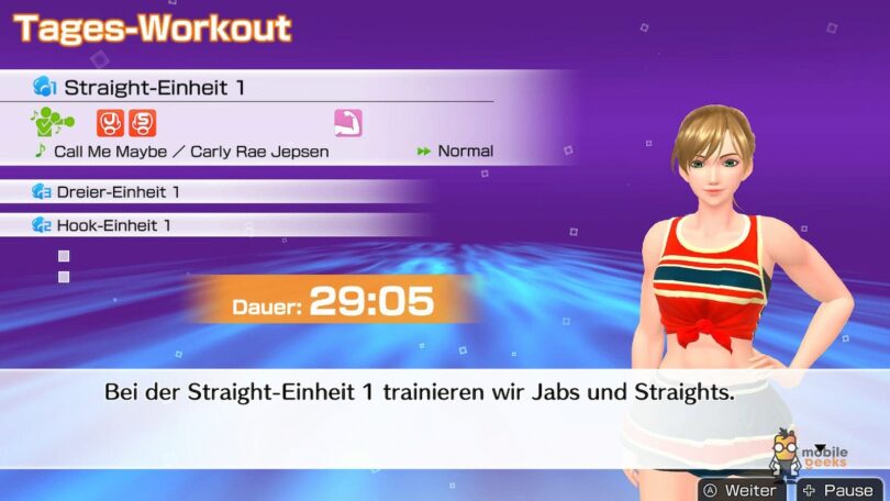 Fitness Boxing Nintendo Switch Abnehmen