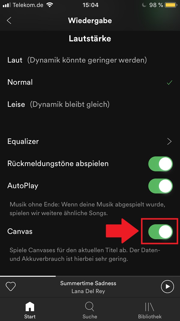 Spotify, Streaming, Musik, Spotify Canvas, Spotify Canvas deaktivieren, Spotify Canvas abschalten