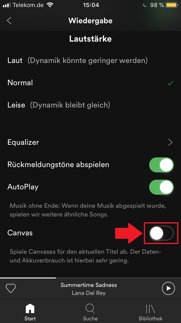 Spotify, Streaming, Musik, Spotify Canvas, Spotify Canvas deaktivieren, Spotify Canvas abschalten