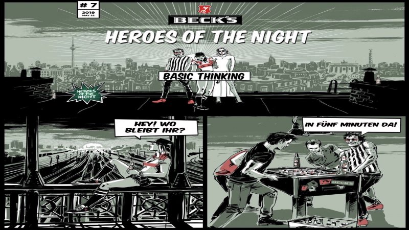 Heroes of the Night, Becks, App, App-Marketing, Unterhaltuung