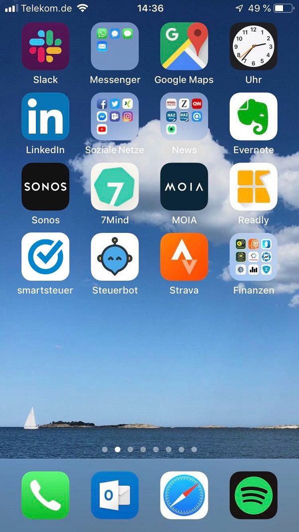 Björn Waide, Smartsteuer, Steuerbot, Homescreen