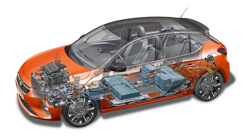 Opel Corsa-C durchsichtiger Querschnitt