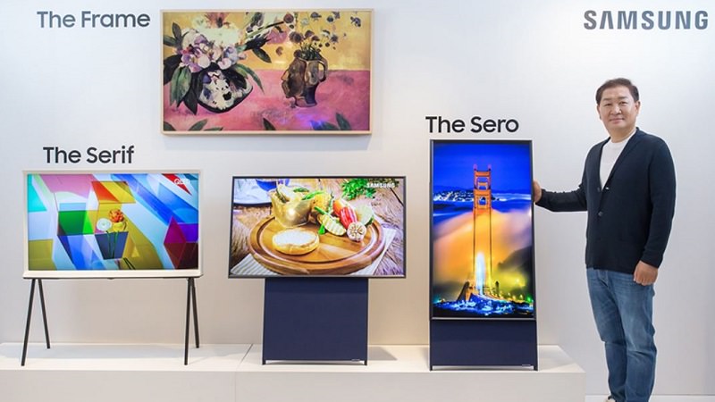 Samsung Sero, Vertical TV, Fernsehen, Fernseher