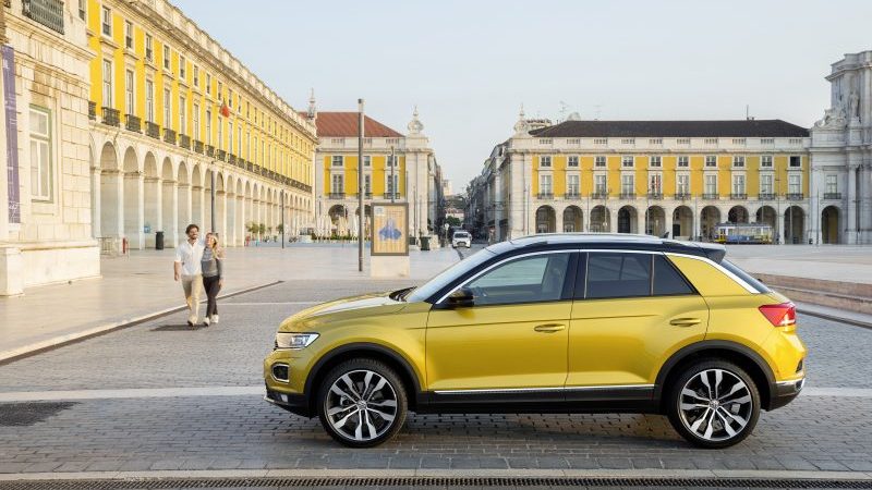 Volkswagen T-Roc in Innenstadt