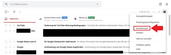 Gmail, Gmail-Spamfilter einstellen, Gmail Spam Filter erstellen, Google Mail, Google