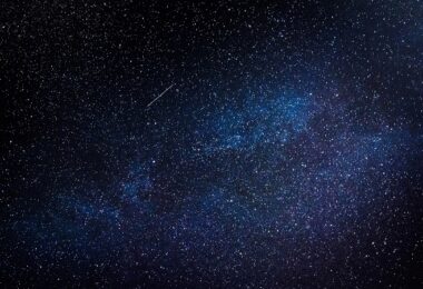 Nachthimmel Milchstraße Sternschnuppe