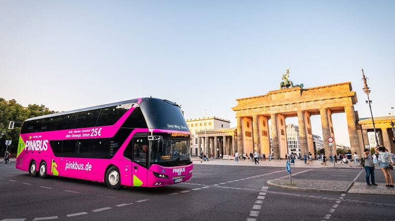 Pinkbus, Fernbus