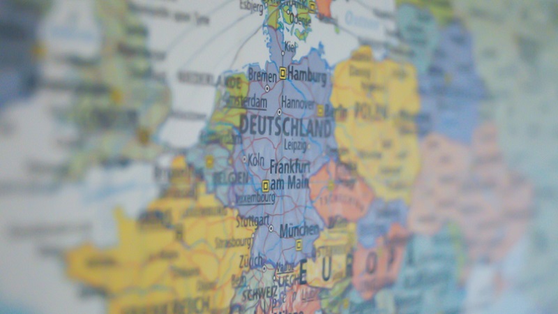 Deutschland, Deutschlandkarte, Karte, Atlas, Social-Media-Atlas