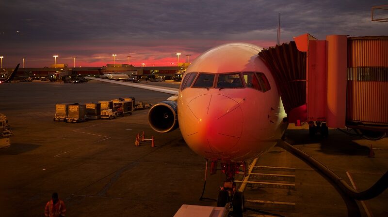 Flugzeug, Flughafen, Reisen, Urlaub