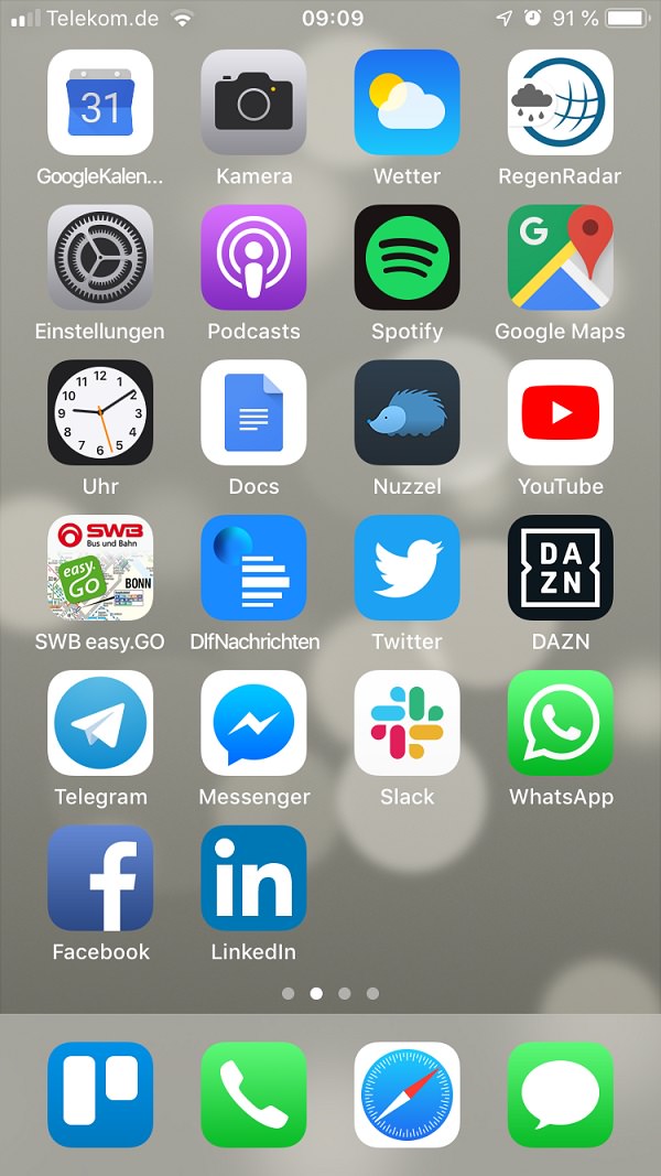 Homescreen, iPhone, Benjamin O'Daniel, Jaeckert & O'Daniel Onlinemarketing