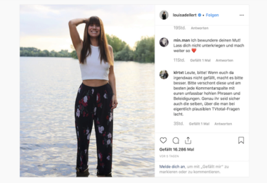 Louisa Dellert, Influencer, Instagram, Shitstorm