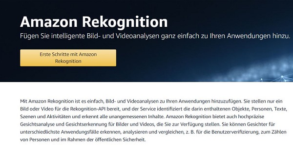 Amazon Rekognition, Überwachung, Spionage, Gesichtserkennung, Analyse, Amazon, Amazon-Unternehmen