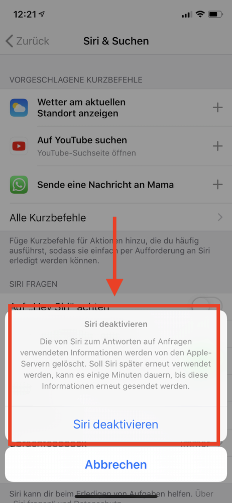 Siri, Siri deaktivieren, iPhone, Apple, Sprachassistent