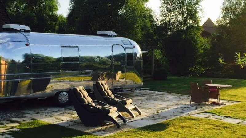 Airstream Camper, Hotel des Berges, Illershaeusern