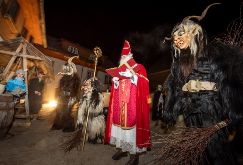 Krampusspiele, Krampusnacht, Steiermark, Österreich