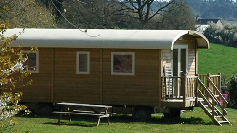 Wohnwagen, Insolite, Campingplatz Baden, Campen