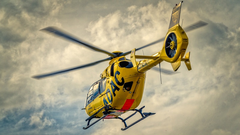 Rettungshubschrauber, ADAC, Hubschrauber, Unfall